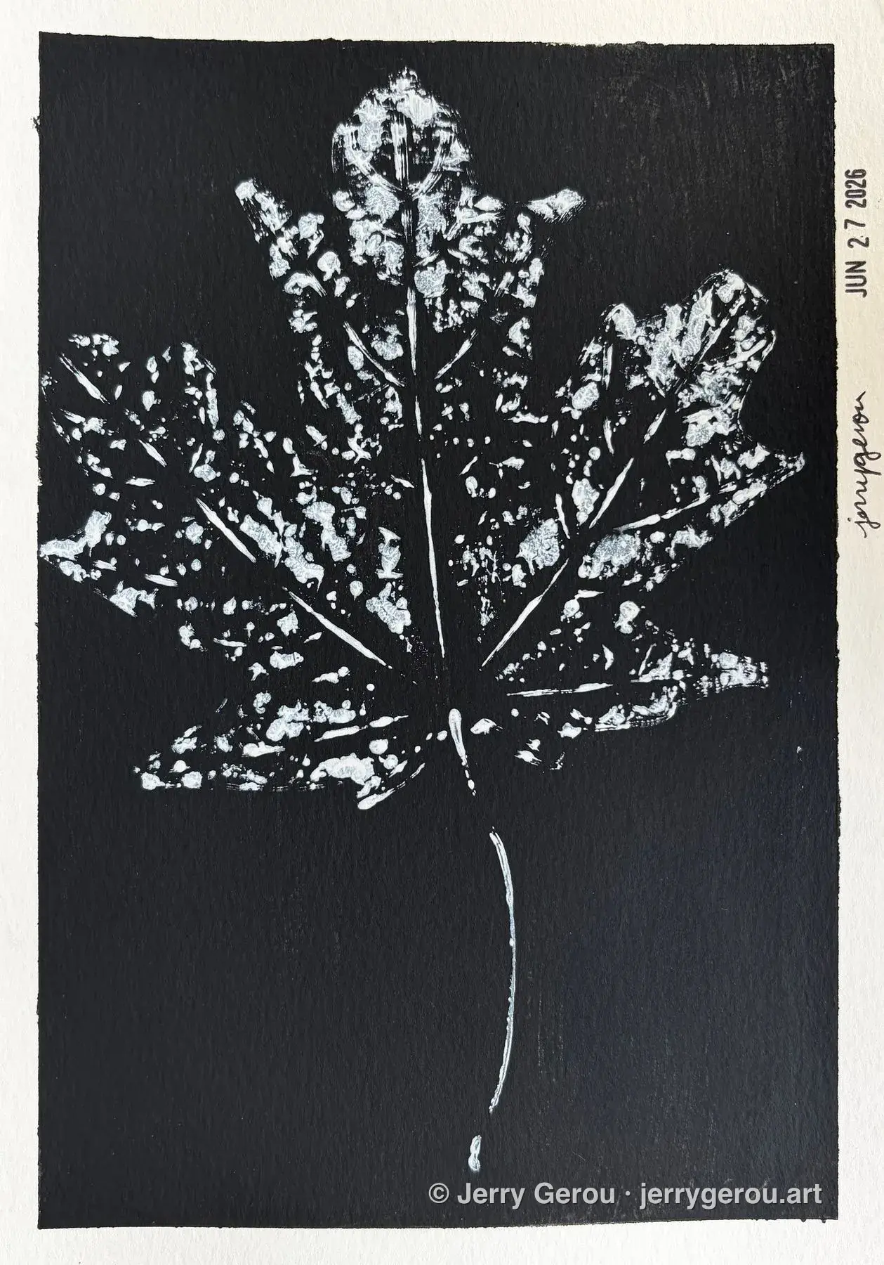 Leaf No. 1, Monoprint