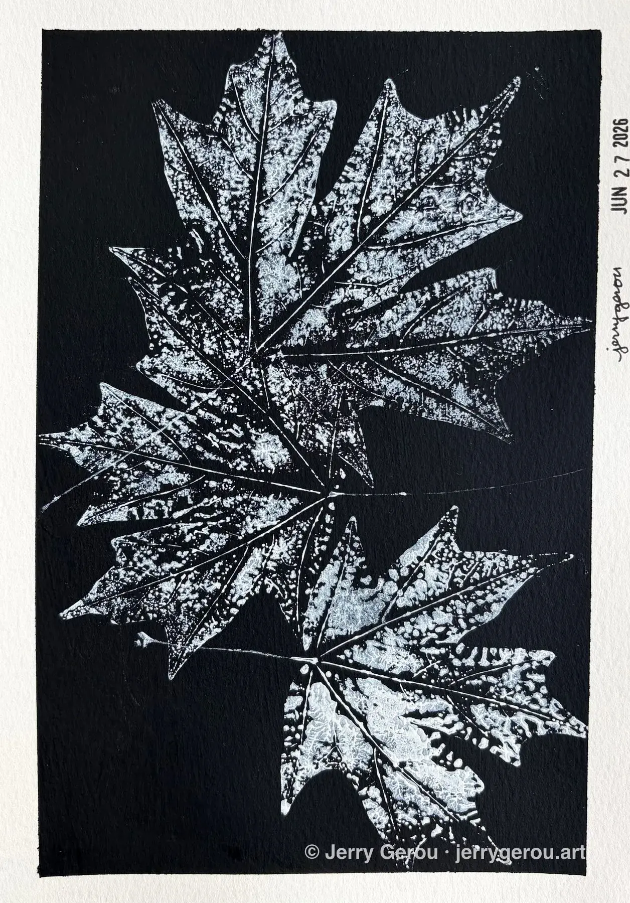 Leaf No. 5, Monoprint