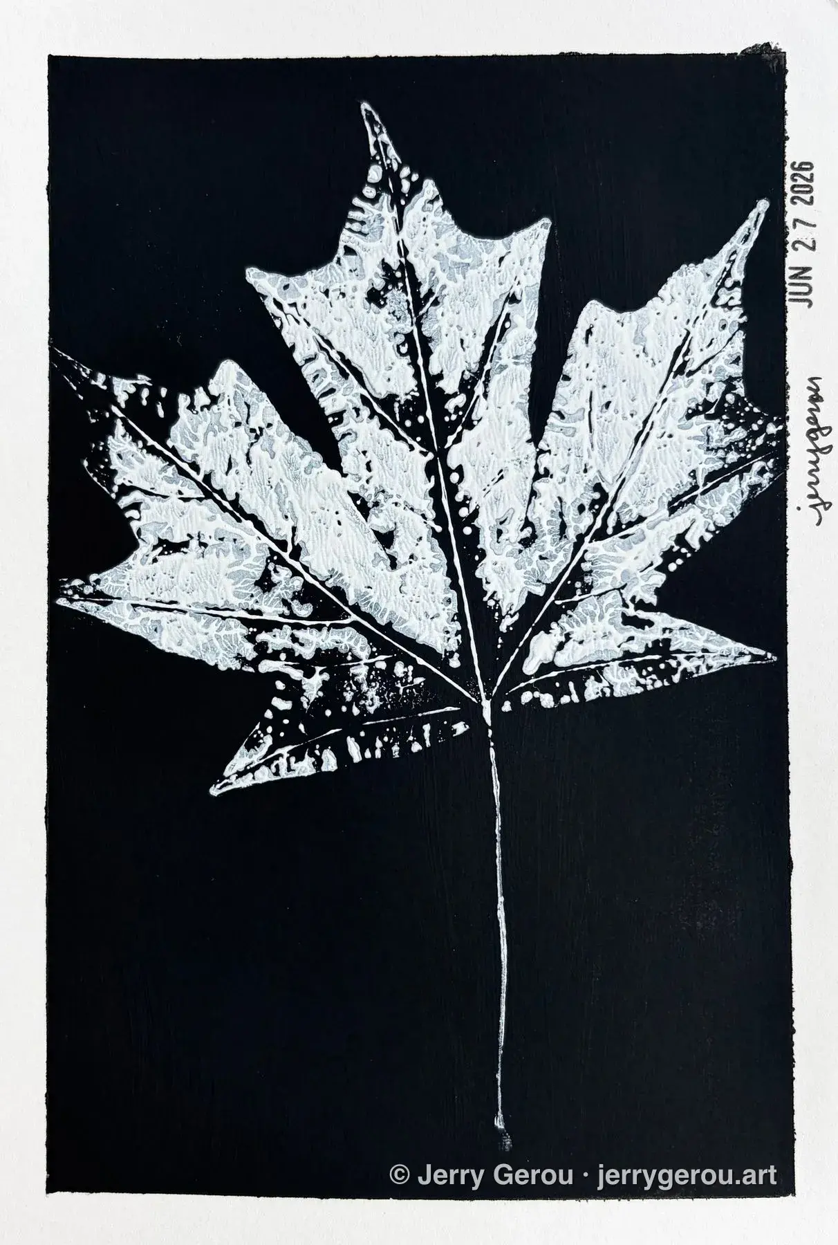 Leaf No. 7, Monoprint
